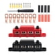 thumbnail image 2 of Fila de cableado genérica de 4 vías, accesorios para coche, 300A con cubierta, rojo y negro, bloque de terminales de barra colectora de 3/8 pulgadas,, 2 of 8