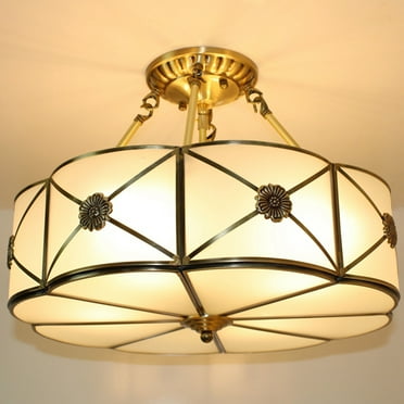 Tiffany Style Lamp Hanging Ceiling Pendant Light Chandelier Stained Glass Shade