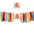 thumbnail image 4 of High Chair Banner Cute Circus Theme Birthday Banner with Cone Hat & Cake Topper, 4 of 6