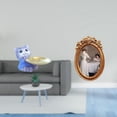 thumbnail image 2 of Bandeja con escultura moderna de gato en resina y marco de fotos ornamentado. Decoración de mesa para el hogar, la oficina, el dormitorio, ,, 2 of 8