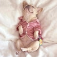 thumbnail image 4 of Sacredtree Soft Silk Bulldog Pajamas Pet Dog Pajama For Small Dogs Shih Tzu Puppy Cat Clothes Pets Clothing, 4 of 10