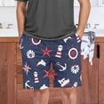 thumbnail image 7 of GZHJMY Anchor Pajama Pants Short for Men, Lounge Pants Lightweight Men Pajama Bottoms with Drawstring Pockets, Christmas New Year Birthday Gifts, X-Large, 7 of 7