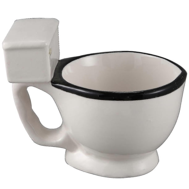 Novelty Toilet Ceramic Mug With Handle 300ml Coffee Tea Milk Ice Cream Cup Funny For Gifts