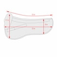 thumbnail image 2 of ECP Sheepskin Classic Half Saddle Pad - Large - White, 2 of 2