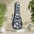 thumbnail image 3 of facefd Ukelele Carrying Case Nylon for Soprano Concert Tenor Thick Padded 21inch Blue, 3 of 9