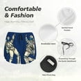 thumbnail image 6 of Fotbe Disco party Astronaut Dancing Womens High Waist Running Shorts Athletic Workout Quick Dry Shorts for Women with Pockets Gym Yoga Summer Shorts-Medium, 6 of 9
