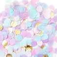 thumbnail image 1 of serony Mixing color wedding with scattered round paper scraps, 1 of 9