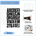 thumbnail image 3 of 30 Sheets Iron on Letters 1200Pcs Iron on Letters for Clothing Vinyl 1.6 Inch Heat Transfer Letters A-Z PU Alphabet Stickers Heat Press for T Shirts,Jerseys,Fabric,Hats,Crafts,Ribbon (Black/White), 3 of 8