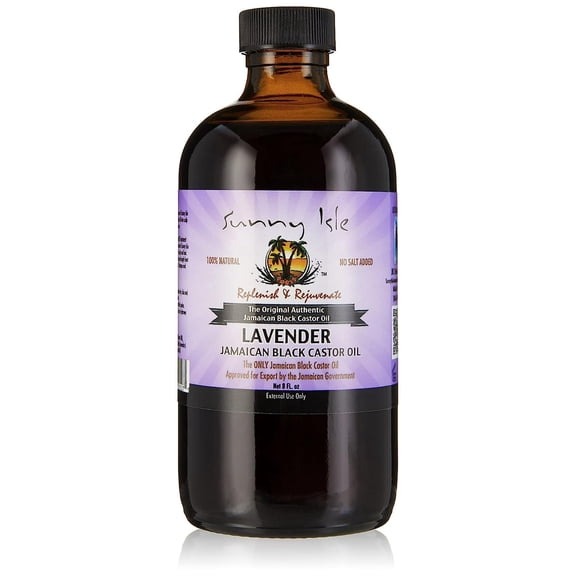 Sunny Isle Jamaican Black Castor Oil Lavender, 8 oz