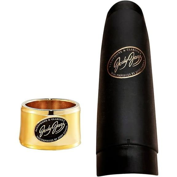 JodyJazz Power Ring MT1 Series Ligature With Cap Gold