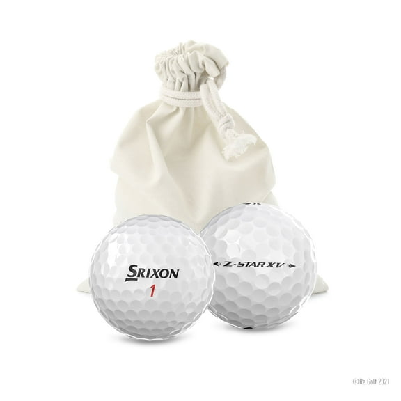 Srixon Z-Star XV - Quantity 12 in Eco-Friendly Bag (Professionally Recycled)