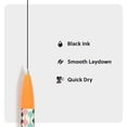 thumbnail image 4 of U Brands Laguna Ballpoint Pens, 6 Count, Colorful Cubist, Bold (1.0mm) Point, Black Ink, 4 of 13