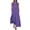 Purple, variant on Split V-Neck Womens Sleeveless T-Shirt Dress Polka Dot Side Pockets Maxi Dress 2026 Trendy Fashion Spring Summer Daily Casual Wear