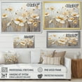 thumbnail image 4 of Designart "Ivory Buttercups On Neutral Simplicity I" Buttercups Canvas Wall Art, 4 of 7
