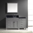 thumbnail image 3 of Caroline Parkway 57" Vanity in Gray with Stone Top and Sink and Mirror MS-2157L-BGRO-GR, 3 of 3