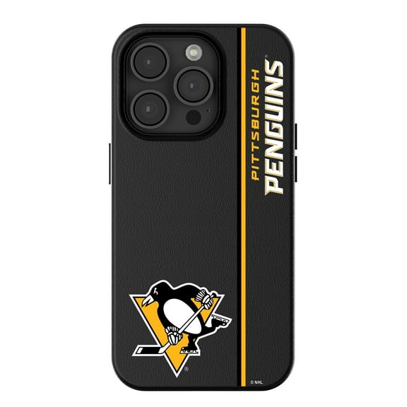 Keyscaper Black Pittsburgh Penguins Sidebar Magnetic iPhone Case