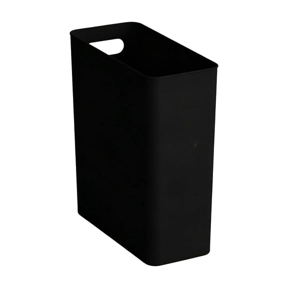 10L Narrow Slim Trash Bin, Space Saving Gap Wastebasket, Thin Profile Garbage Can for Bedroom Kitchen Bathroom Small Spaces