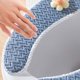 thumbnail image 4 of Asiento de Inodoro Universal de Punto de Invierno con Asa, Aro de Inodoro Grueso, Lavable y Reutilizable para Mayor Comodidad En El Hogar, Funda para Inodoro para Estaciones Frías., 4 of 7