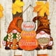 thumbnail image 4 of Gnomo de Acción de Gracias Calabaza Bendiciones de Acción de Gracias Letrero de Madera Decoración, 4 of 5