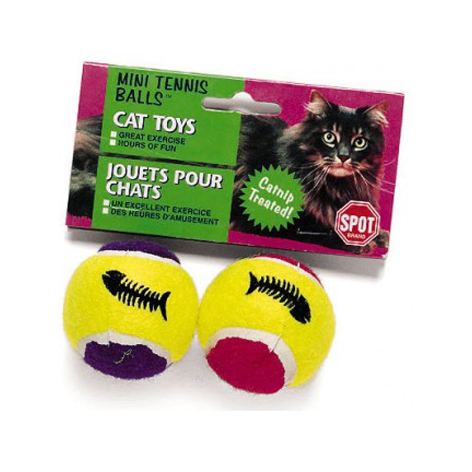 MINI TENNIS BALL WITH BELL & CATNIP