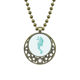 thumbnail image 1 of Hipocampo vida marina Blue Pattern Colgante Estrella Collar Luna Cadena Joyas Unbranded M, 1 of 3