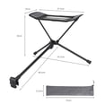 thumbnail image 4 of Silla Plegable Sunnimix Reposapiés Ajustable Reposapiés Patas Asiento Perezoso, 4 of 8