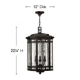 thumbnail image 3 of Hinkley Lighting - Tahoe - Brass Outdoor Lantern Fixture in Craftsman-Rustic, 3 of 4