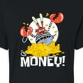 thumbnail image 3 of SpongeBob SquarePants - Mr Krabs Money - Juniors Cropped Cotton Blend T-Shirt, 3 of 6