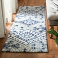 thumbnail image 3 of SAFAVIEH Aspen Celandine Geometric Hexagons Wool Area Rug, Grey/Navy, 5' x 8', 3 of 10