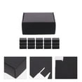thumbnail image 4 of QUMONIN 25pcs Black Corrugated Mailer Folding Shipping Boxes, 4 of 9