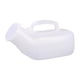 thumbnail image 1 of Botella urinal de hombres, recipiente urinario portátil de 1200 ml de 1200 ml, botella de orina orinal masculina para al aire libre, acampar, Blanco, 1 of 9