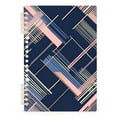 thumbnail image 7 of FORMRS 1-Subject Spiral Notebook 8" x 5" College Ruled 60 Refillable Sheet A5 Hard Cover, 2 Pack, Black Stripes, 7 of 7