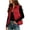 Red, variant on cocolona Puffer Vest for Women Stand Collar Zipper Snap Sleeveless Jacket Casual LightWeight Winter Warm Outerwear
