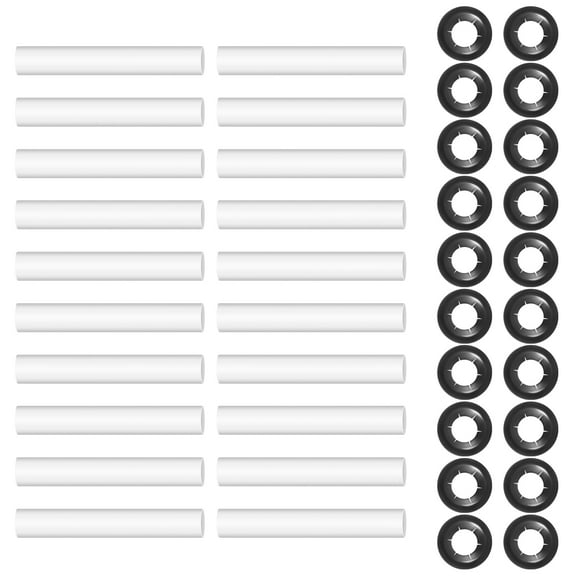 20Pcs Garage Door Hinge Quiet Roller Sleeves ABS Garage Door Hinge Rollers Noise Reducing Garage Doors Wheels Easy to Use Garage Door Hinge Roller Sleeves Suitable for Garages