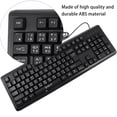 thumbnail image 3 of 1Pcs Black Rectangular Keyboard With Wire For Home And Office Computer Use, 3 of 8