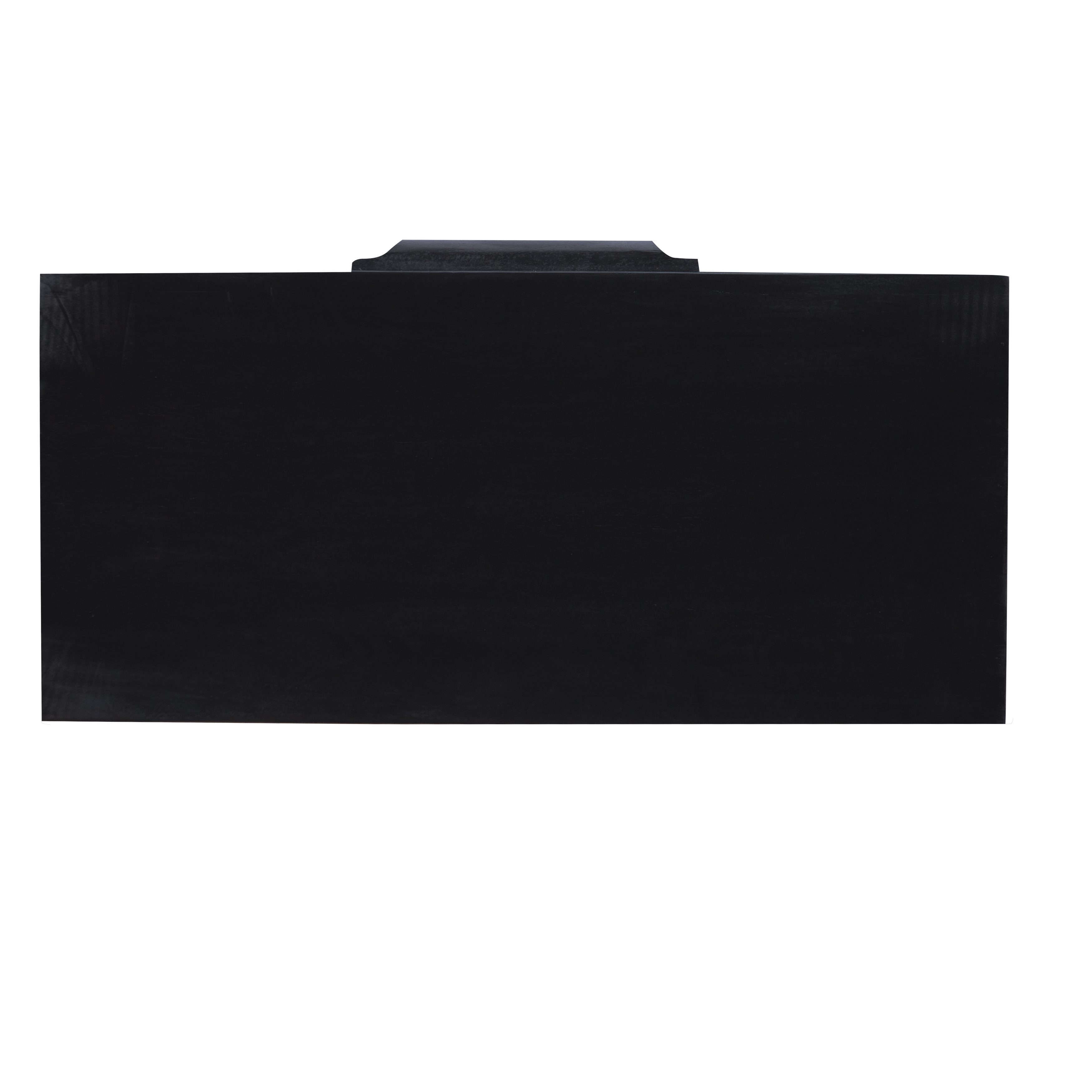 Powell Blair Rattan 3-Drawer Cabinet, Black