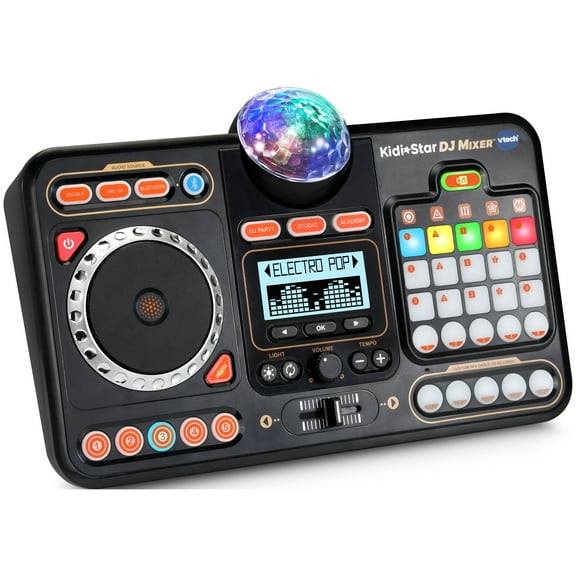 VTech KidiStar DJ Mixer Sound-Mixing Music Maker With Party Lights for Toddlers 2 
