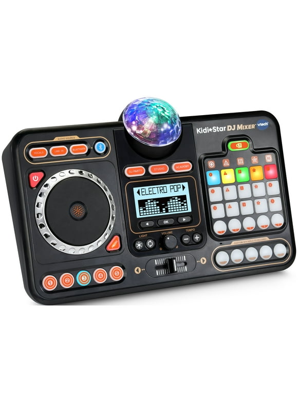 VTech KidiStar DJ Mixer Sound-Mixing Music Maker With Party Lights for Toddlers 2+