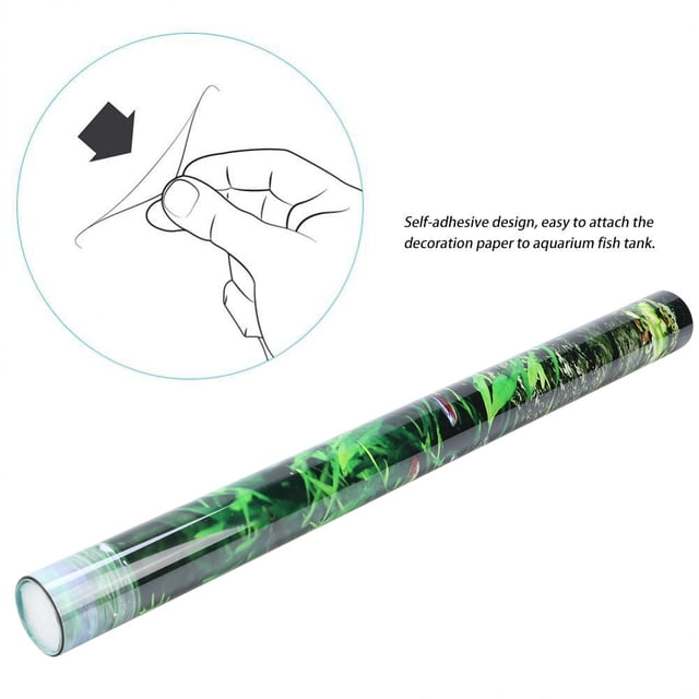 Aquarium Background, Aquarium Background Poster Decoration Aquarium Backdrop Decoration Sticker For Fish Waterproof Fish Model And Plants