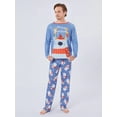 thumbnail image 3 of Pijamas de Navidad a juego para la familia para hombres, Damas, niños, niñas, bebés, niños, Tops de manga larga y pantalones, conjunto de ropa de dormir, 3 of 4