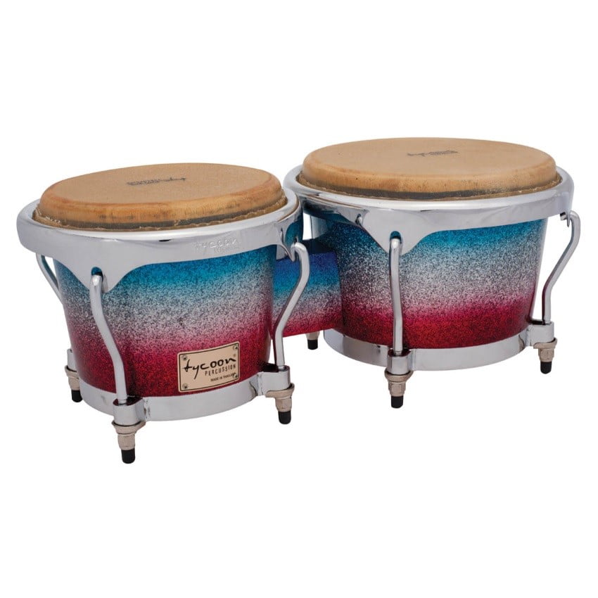 Tycoon Percussion Master Platinum TriFade Series BongosMTBPCPF2