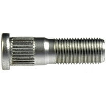 1/2-20 Serrated Wheel Stud - .543 In. Knurl, 1-29/32 In. Length