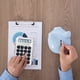 thumbnail image 1 of Calculadora de escritorio de 8 dígitos con botones grandes de caramelo | Diseño transparente y atractivo para estudiantes y la escuela | Mini calculadora portátil para oficina y hogar, 1 of 8