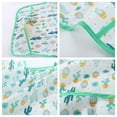 thumbnail image 7 of 0-6Years Baby Cartoon Silicone Bibs Toddler Waterproof Long Sleeve Art Smock Feeding Bib Apron for Kids Accessories BPA Free (Pattern 1,100(4-6years)), 7 of 7