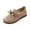 Khaki -AI09, variant on Domzle Women Faux Suede Loafers Slip On Walking Shoes Work Casual Non Slip Lightweight Comfort Beaded Fashion Round Toe Brown