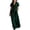 Army Green, variant on Women's Collared Short Sleeve Button Down Maxi Shirt Dress Solid Waist Gathered Flowy Long Dress with Pockets
