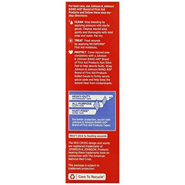 Band-Aid Hurt Free Non-Stick Pads – Large Triple Layer, 10 Count