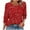 01 Red, variant on Fewfanhot Womens Tops Summer Tops Dressy Casual Ruffle Short Sleeve Flowy Tunic Shirts Cute Round Neck Blouses