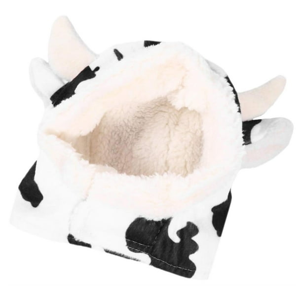 Sombrero de vaca para perro, disfraz de peluche para mascota, tocado de vaca, disfraz de toro y buey para mascota, diadema, gorro de fiesta, disfraz para perro y gato