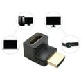 thumbnail image 4 of Right Angle Hdmi Adapter with 90 And 270 Degree Angles, Supports 4K Resolution And Arc, Mini Size for Tight Spaces And Home Theater Setup, An Adapter, 4 of 7